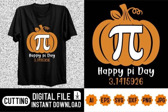 Celebrate Mathematics with Style: Happy Pi Day Shirt Design