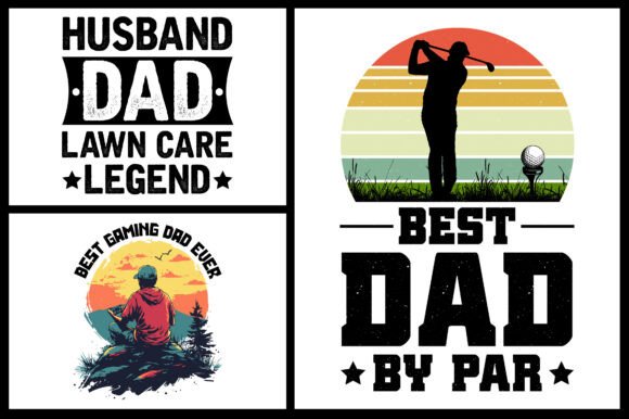 Dad SVG T-Shirt Design Bundle: Creative Assets for Modern Branding