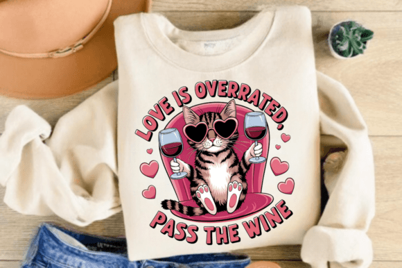 Love is Overrated Pass PNG Design: A Designer's Asset
