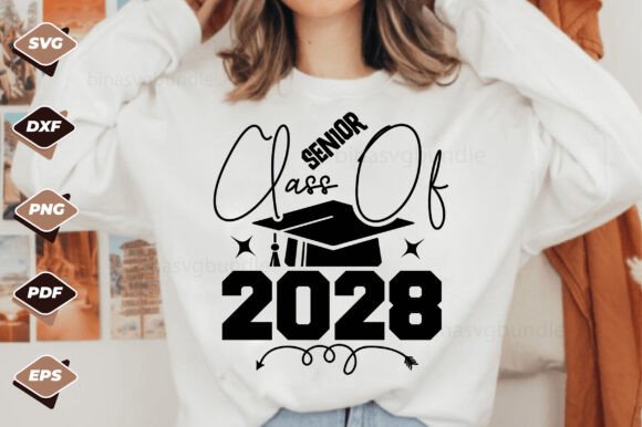 Senior Class of 2028 SVG Design: A Modern Creative Asset