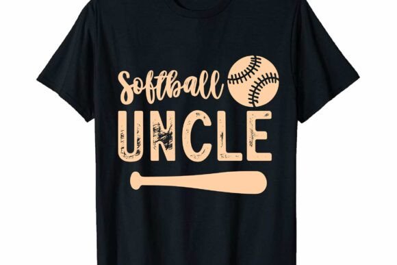 Softball Uncle SVG PNG Retro Design: A Vintage Asset for Modern Creators