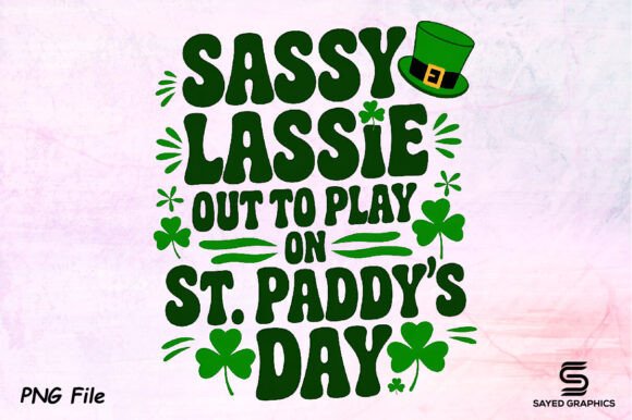 St. Paddy's Day Png T- Shirt Design: Creative Assets