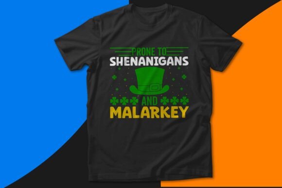 St. Patrick's Colorful Vector Design: A Festive Graphic Asset