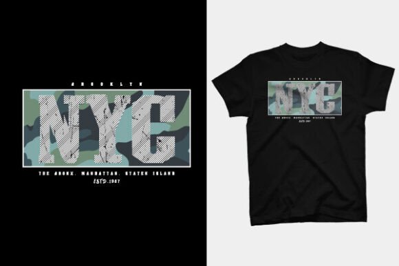 T-Shirt Design - NYC New York City: Creative Urban Graphics