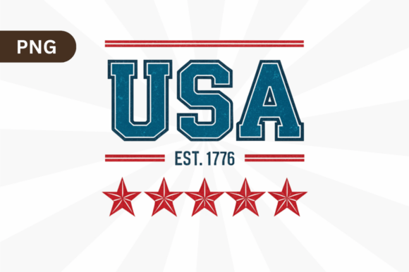 USA 4th of July Patriotic Day PNG Design: Enhance Your Creative Projects
